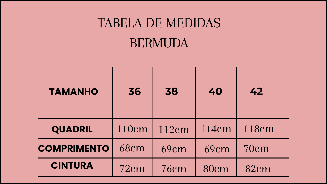 TABELA BERMUDA